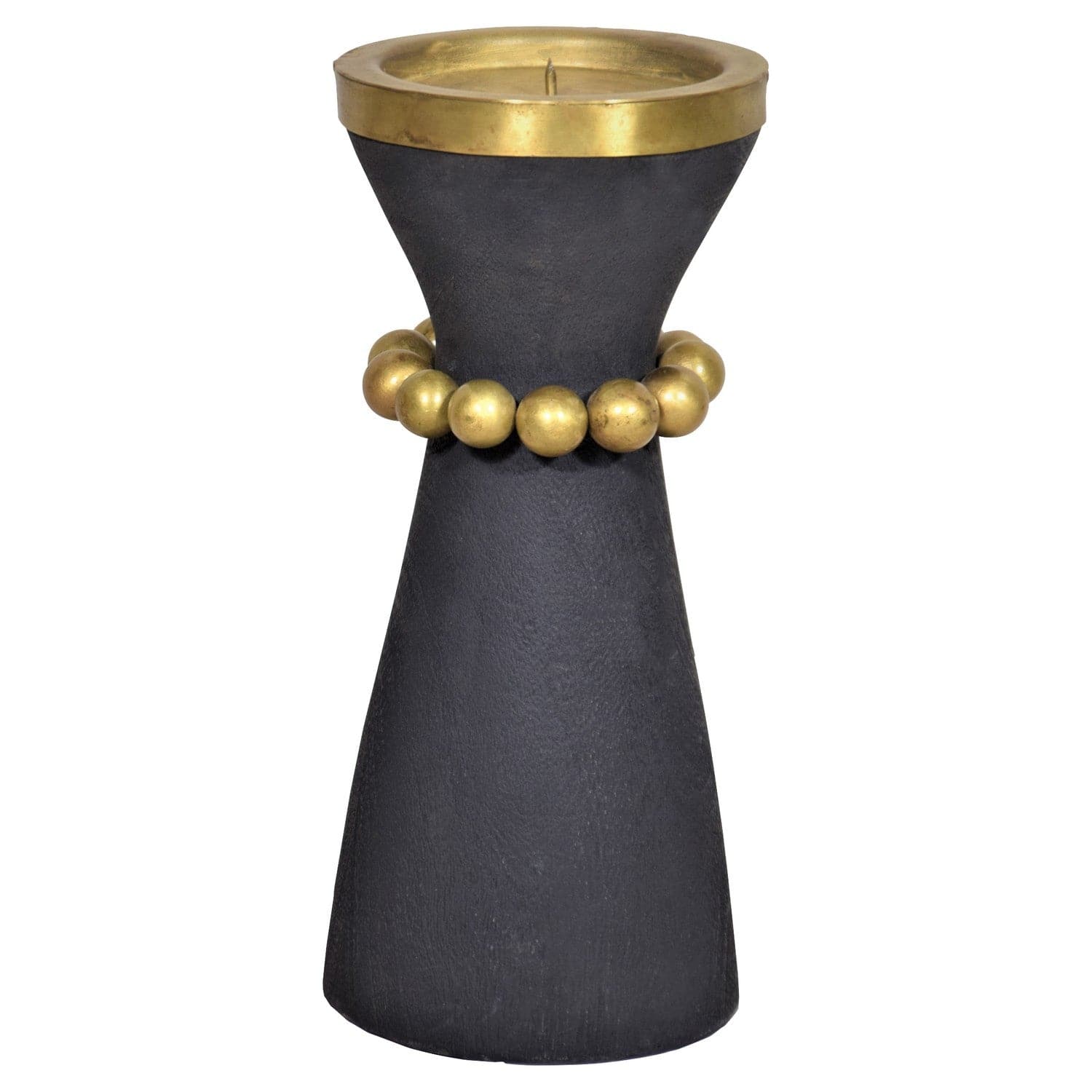 Cyan - 11514 - Candleholder - Parvati - Antique Brass And Black