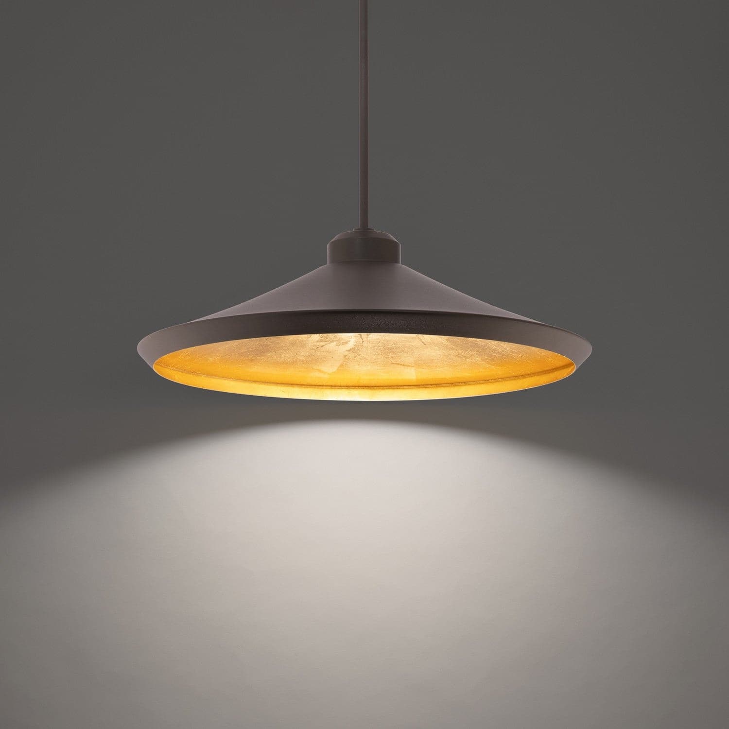 Modern Forms - PD-90324-BZ/GL - LED Pendant - Alfa - Bronze & Gold Leaf