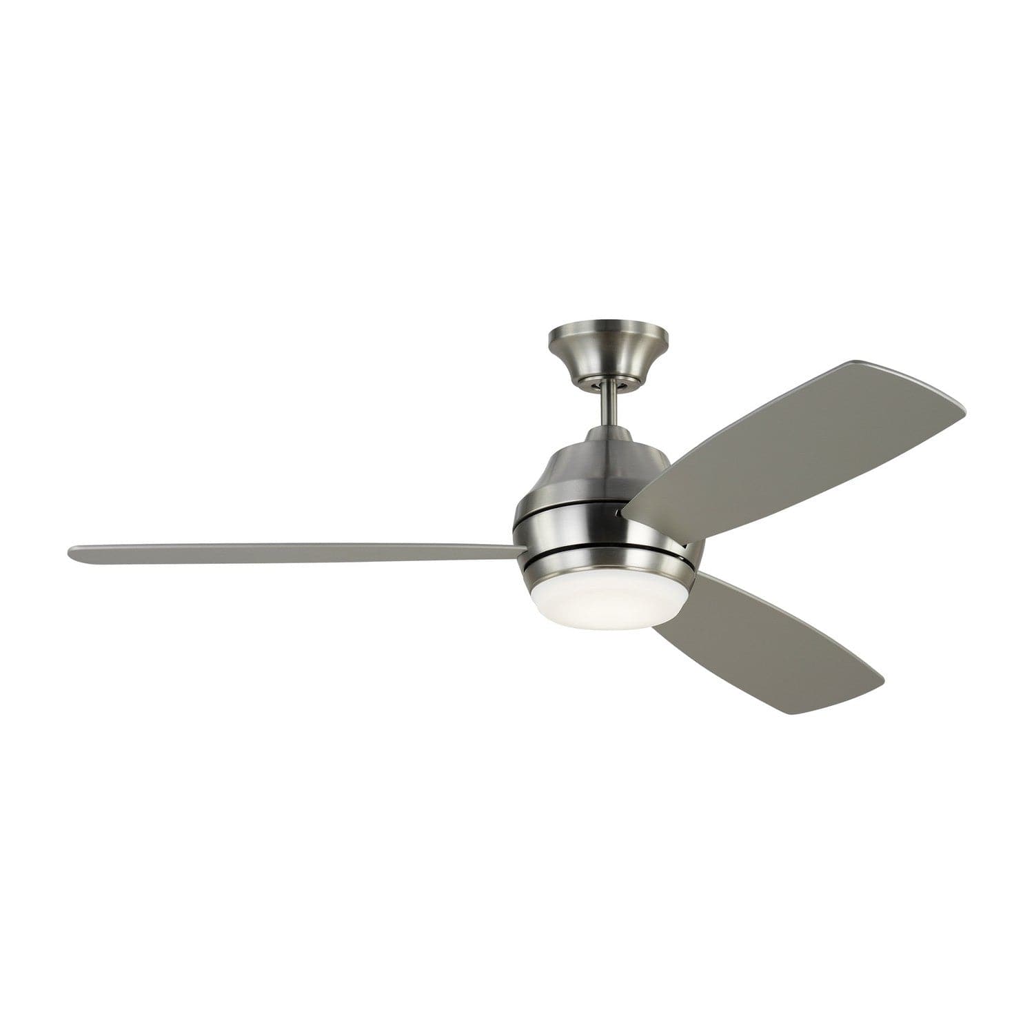 Visual Comfort Fan - 3IKDR52BSD - 52``Ceiling Fan - Ikon 52 LED - Brushed Steel