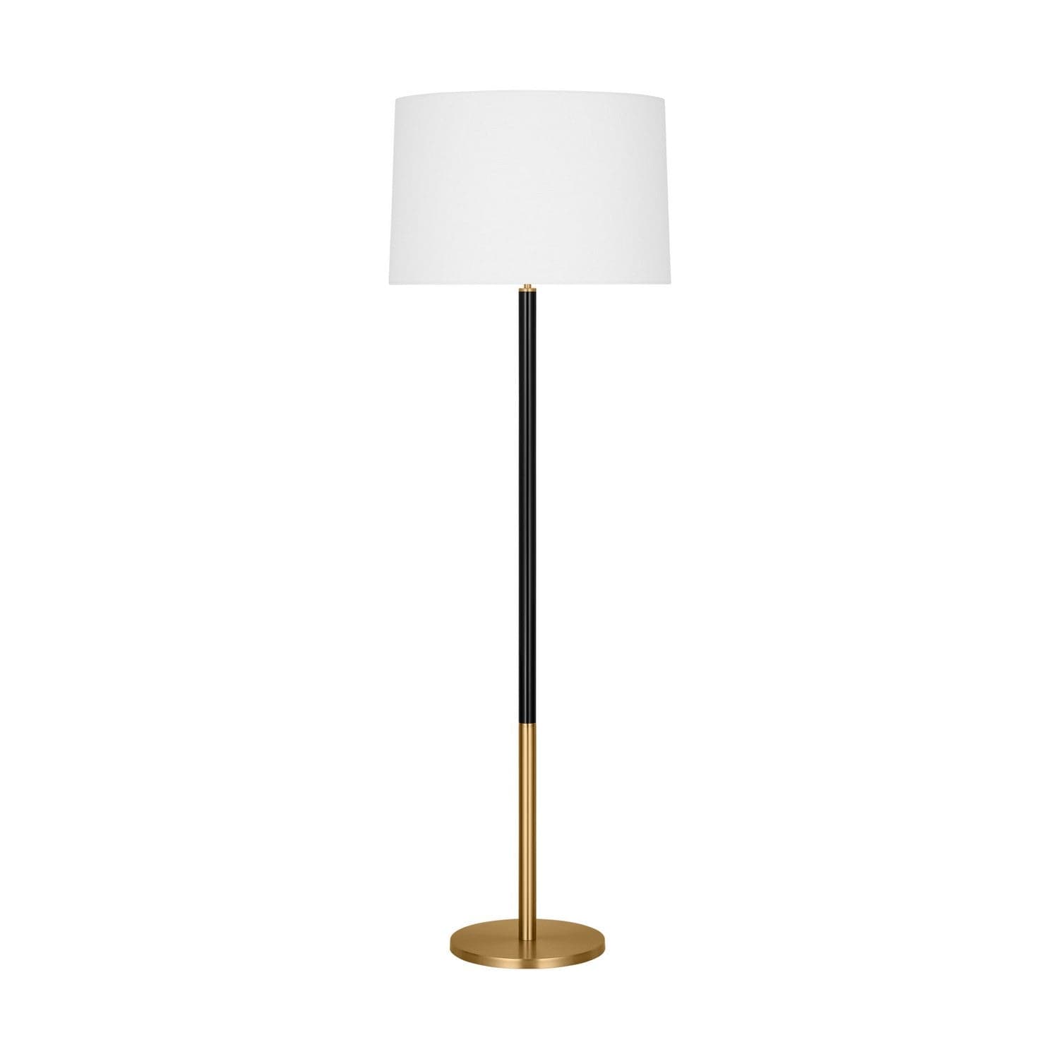 Visual Comfort Studio - KST1051BBSGBK1 - One Light Floor Lamp - Monroe - Burnished Brass