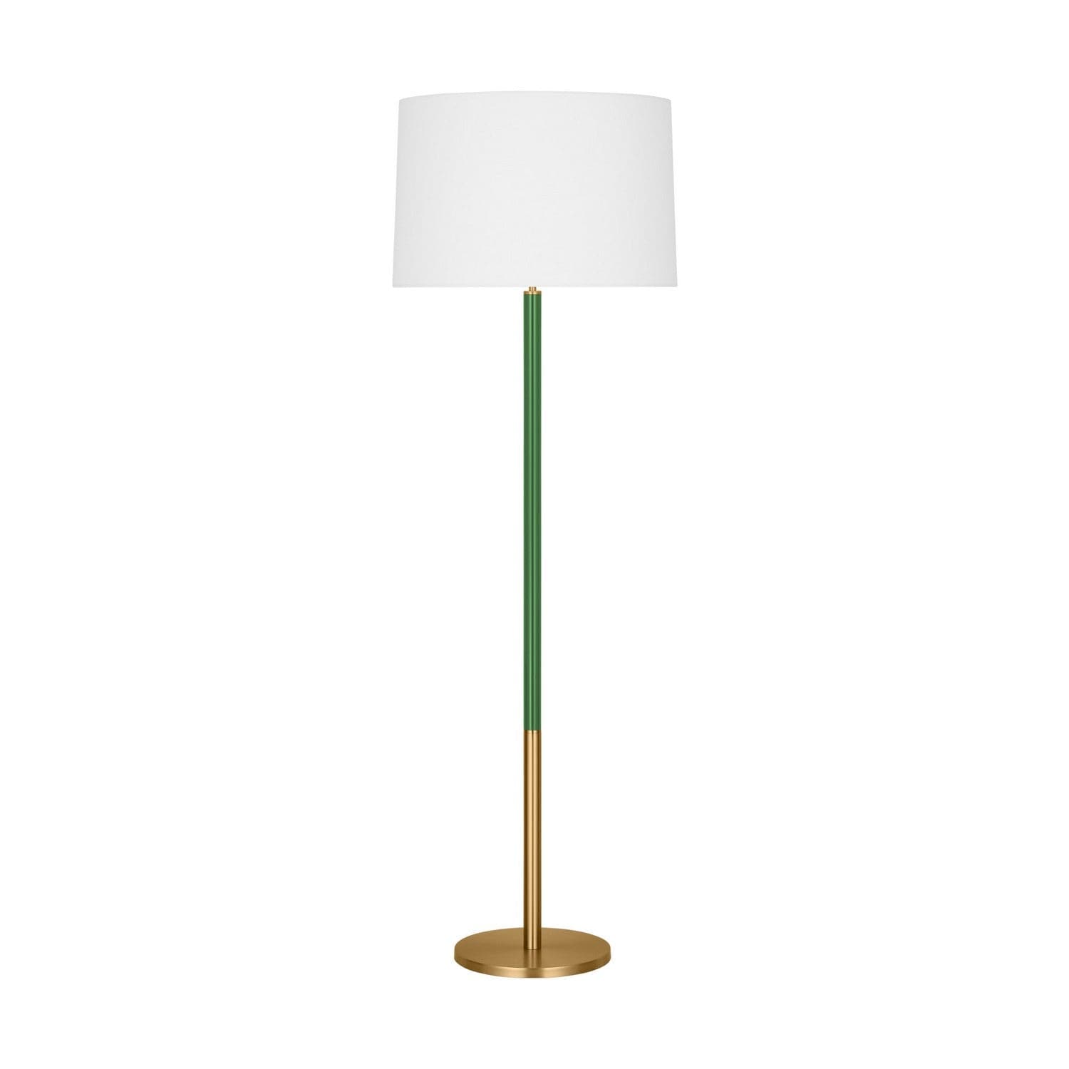 Visual Comfort Studio - KST1051BBSGRN1 - One Light Floor Lamp - Monroe - Burnished Brass