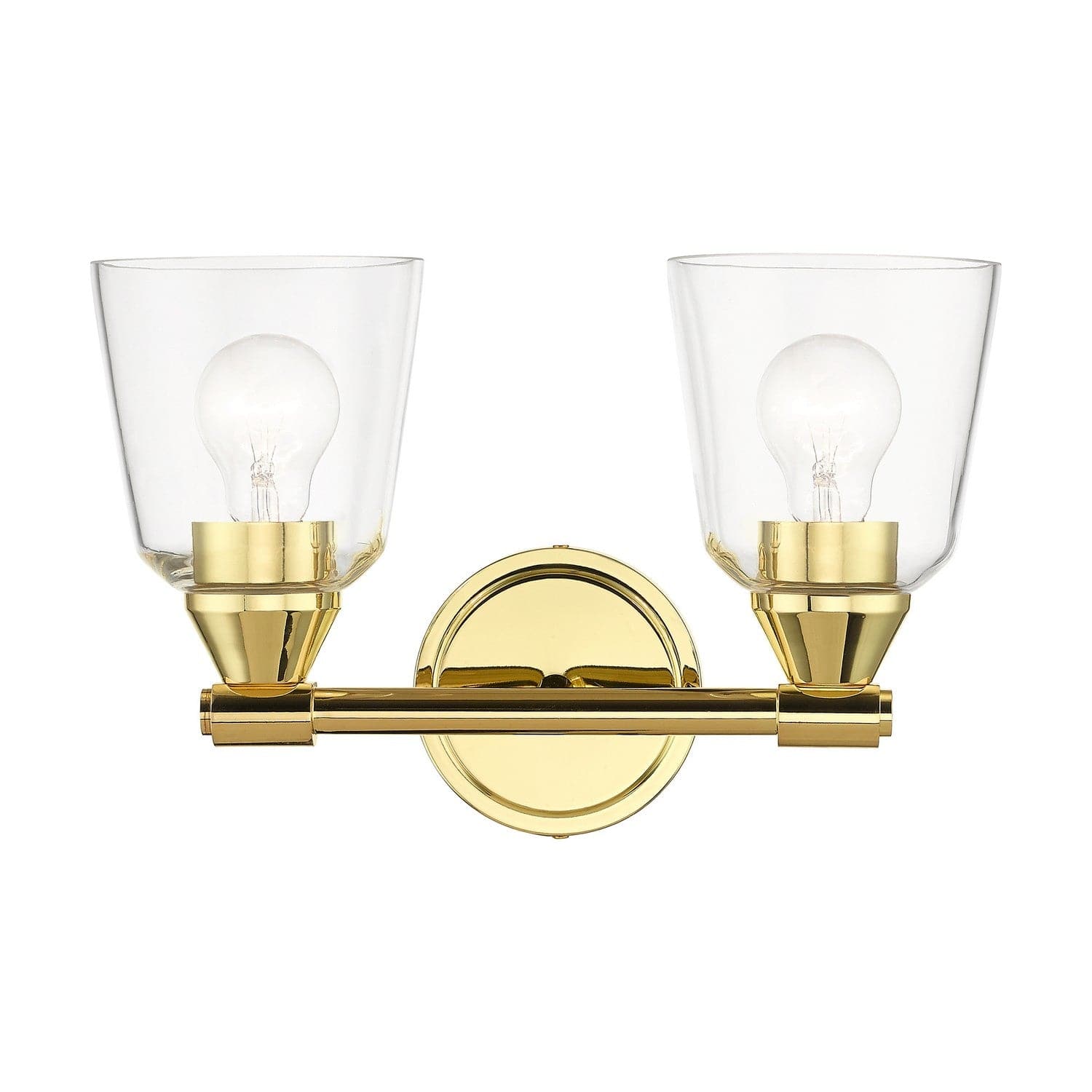 Livex Lighting - 16782-02 - Two Light Vanity Sconce - Catania - Polished Brass