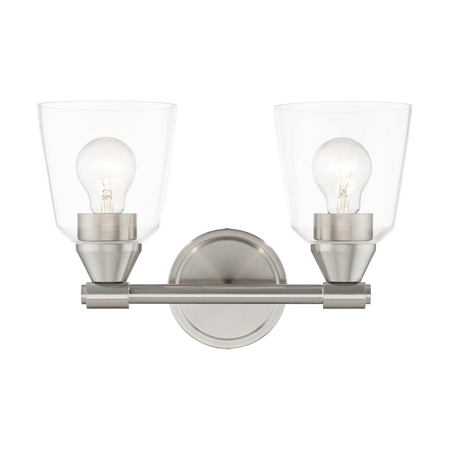 Livex Lighting - 16782-91 - Two Light Vanity Sconce - Catania - Brushed Nickel