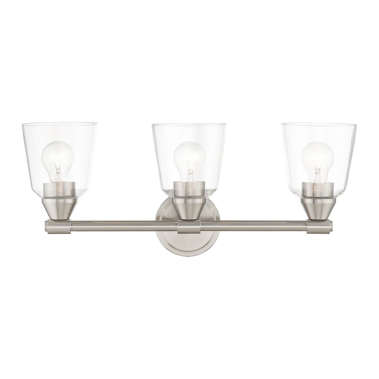 Livex Lighting - 16783-91 - Three Light Vanity Sconce - Catania - Brushed Nickel