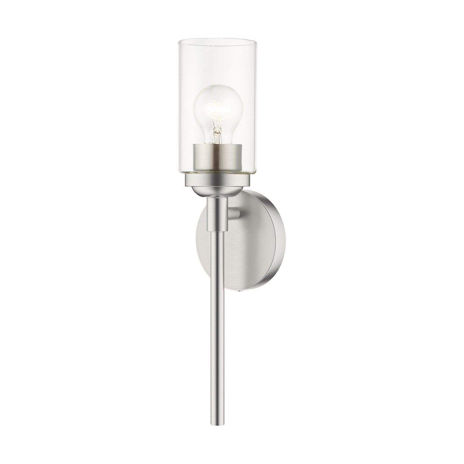 Livex Lighting - 18081-91 - One Light Wall Sconce - Whittier - Brushed Nickel