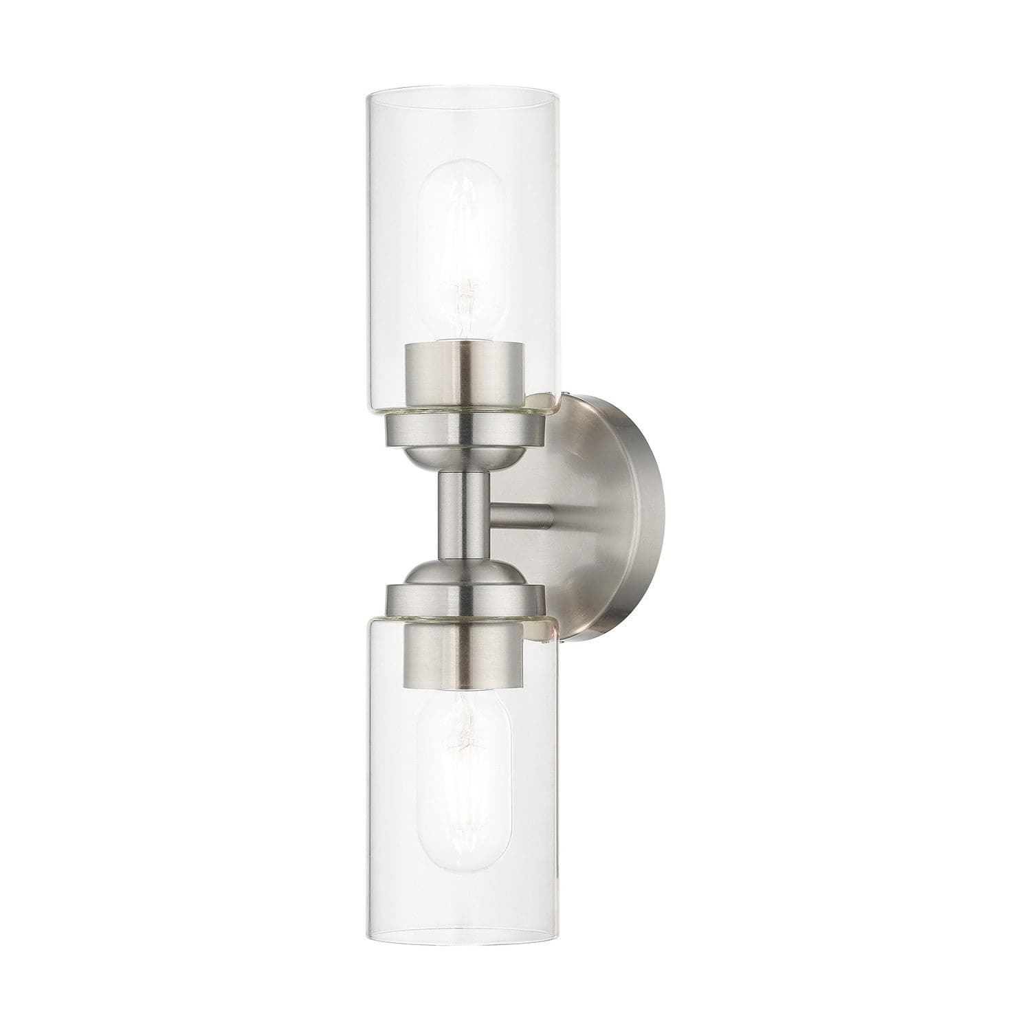 Livex Lighting - 18082-91 - Two Light Vanity Sconce - Whittier - Brushed Nickel