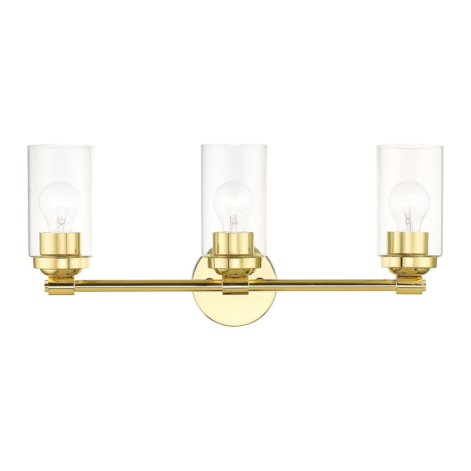 Livex Lighting - 18083-02 - Three Light Vanity Sconce - Whittier - Polished Brass