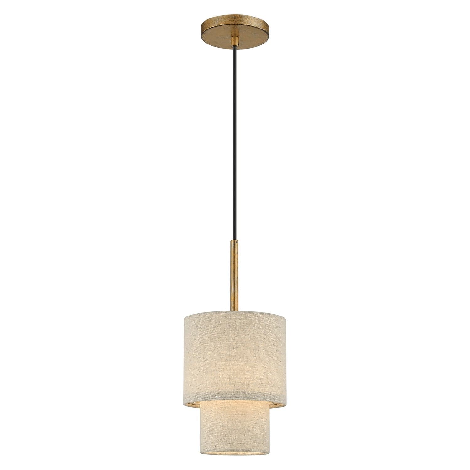 Livex Lighting - 58891-48 - One Light Mini Pendant - Bellingham - Antique Gold Leaf