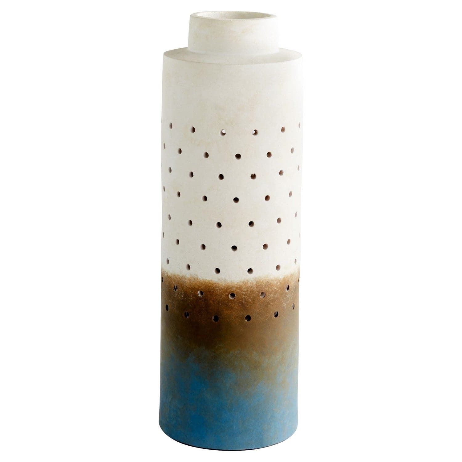 Cyan - 11546 - Vase - Grey And Navy Ombre