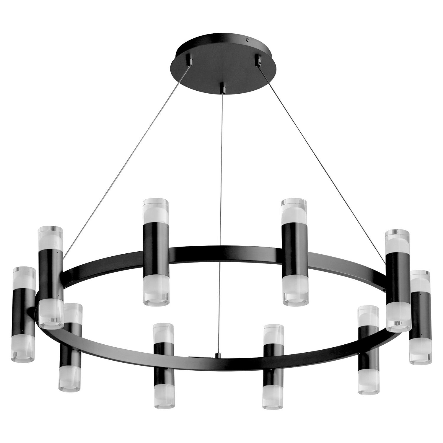 Oxygen - 3-6095-15 - LED Pendant - Alarum - Black