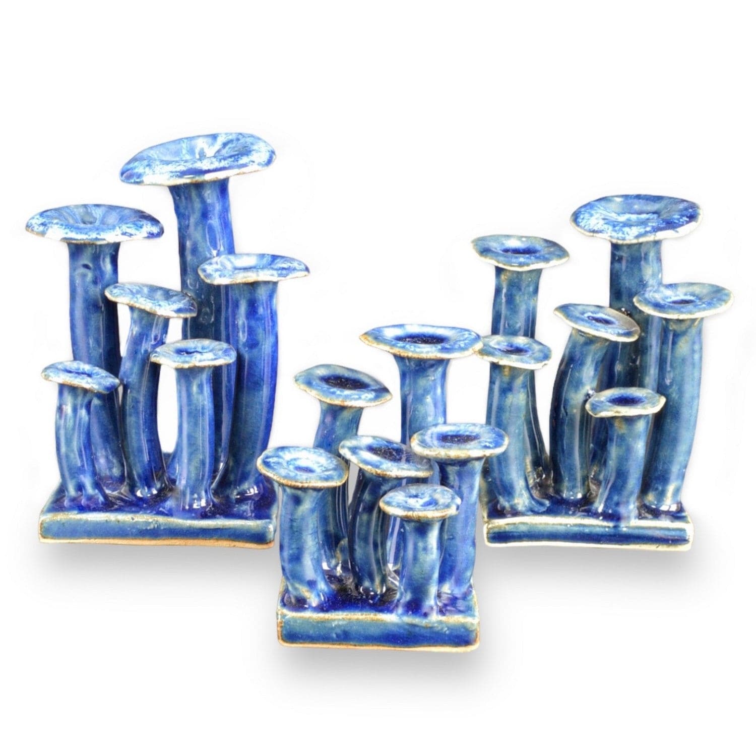 Currey and Company - 1200-0745 - Sculpture - Reactive Blue