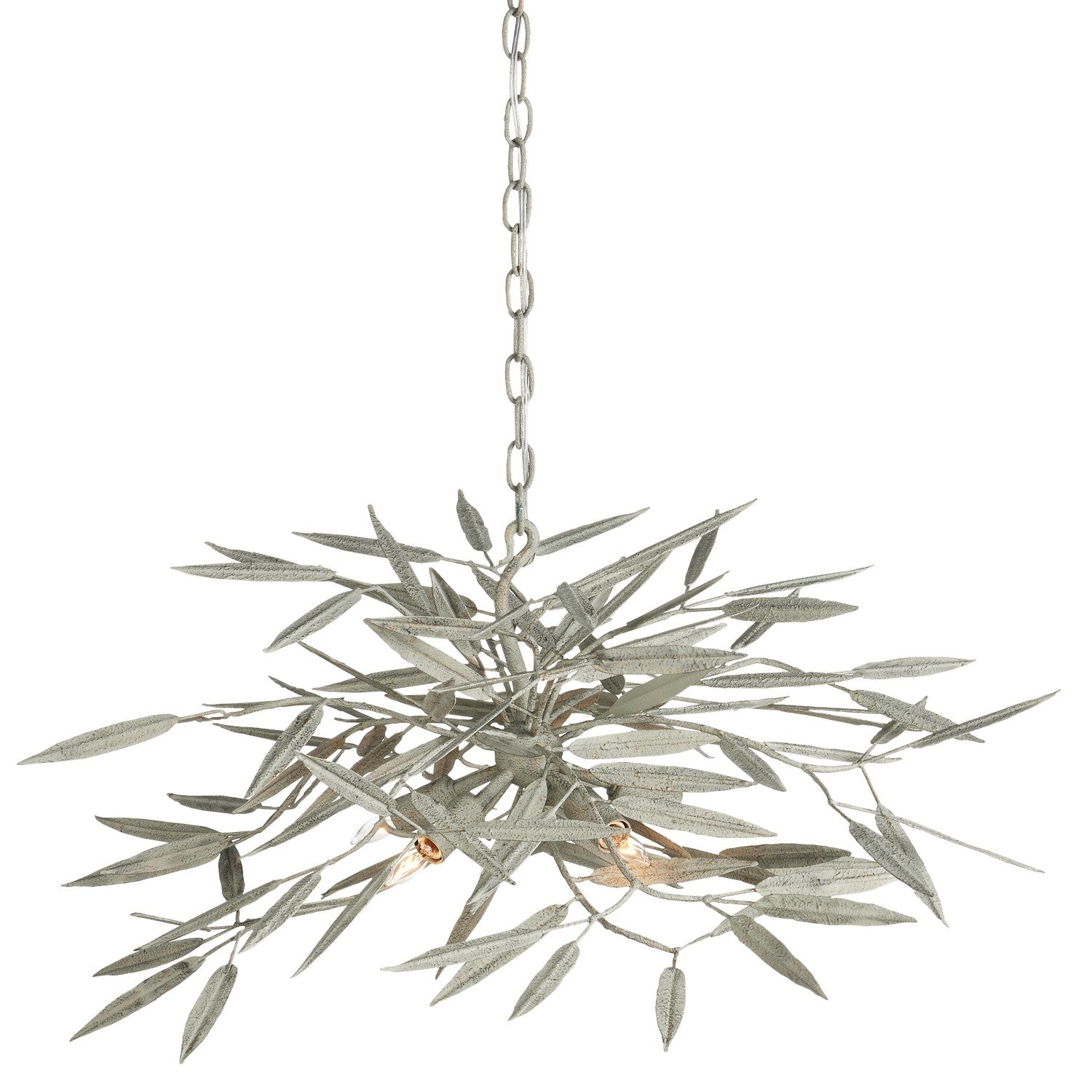 Currey and Company - 9000-1097 - Five Light Chandelier - Textured Sage