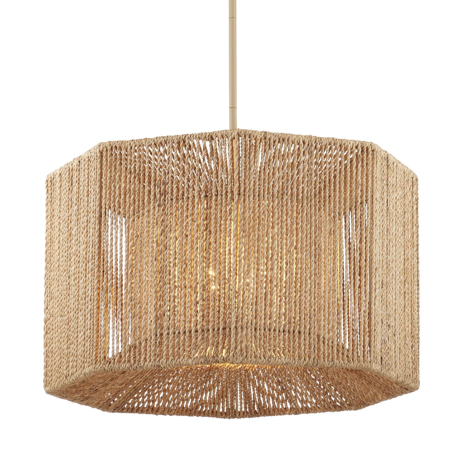 Currey and Company - 9000-1101 - Four Light Chandelier - Beige/Natural
