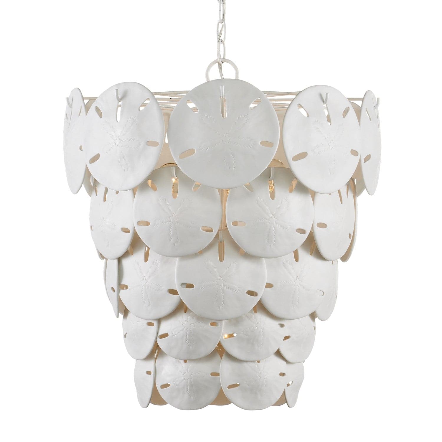 Currey and Company - 9000-1113 - Five Light Chandelier - Marjorie Skouras - Sugar White/White