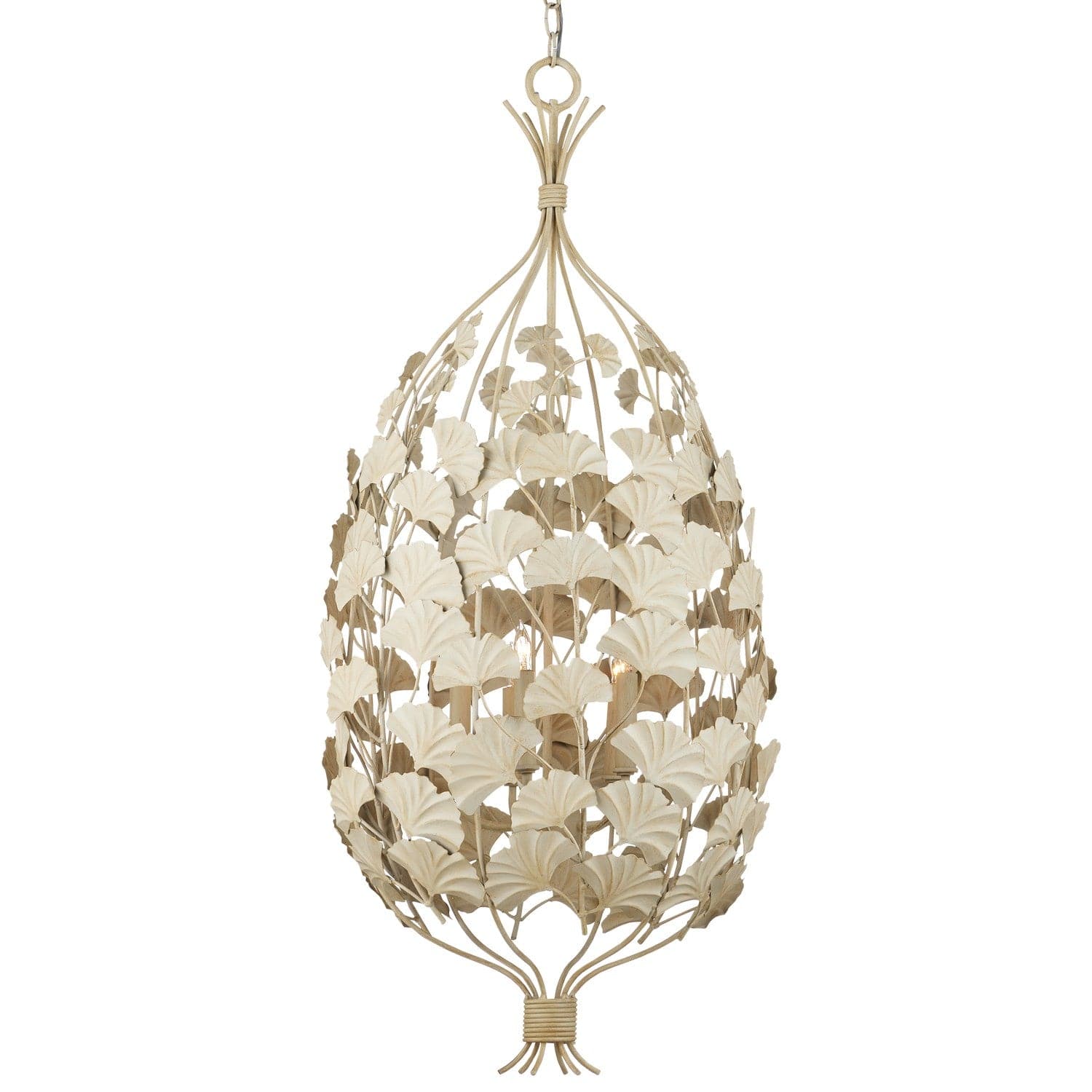 Currey and Company - 9000-1118 - Five Light Chandelier - Antique Pearl