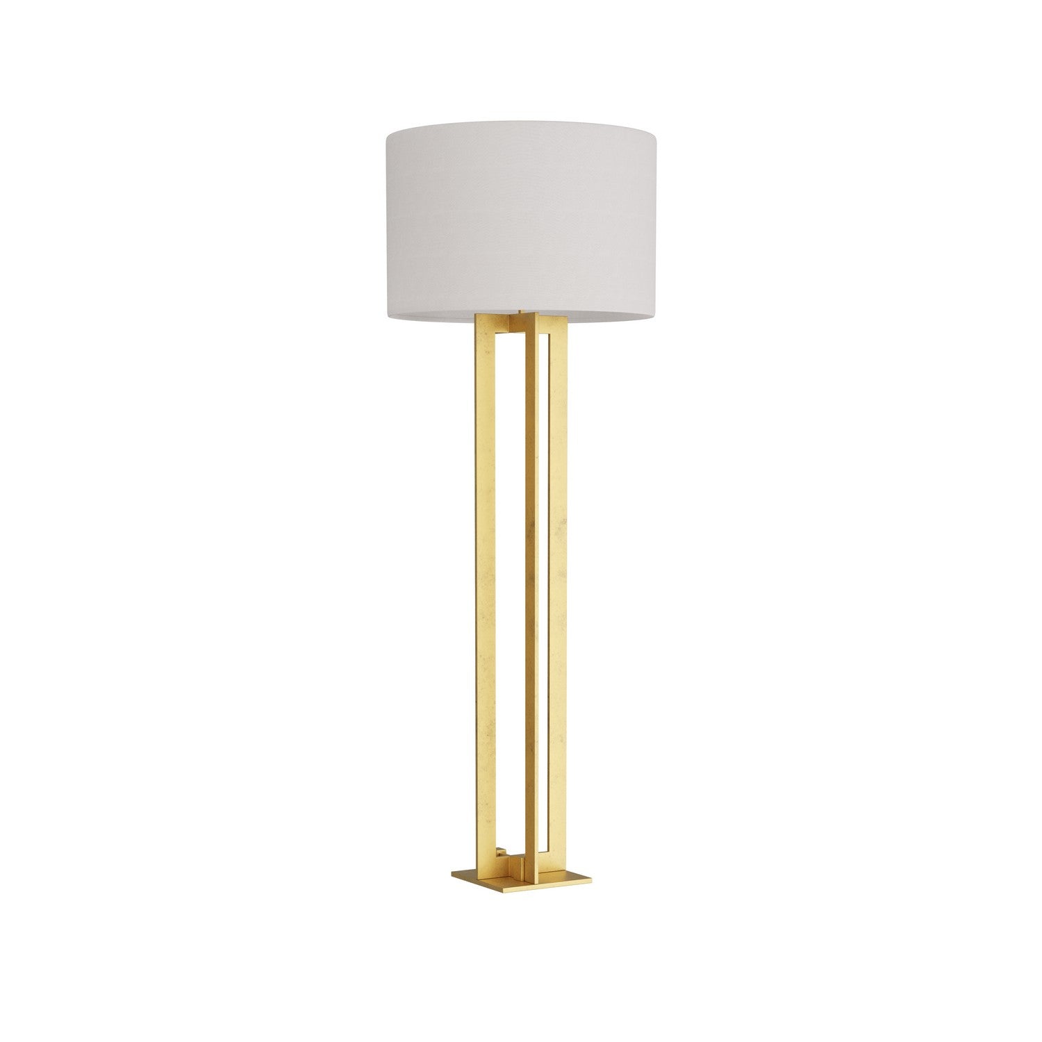 One Light Floor Lamp from the Hoyt collection in Gold Leaf finish