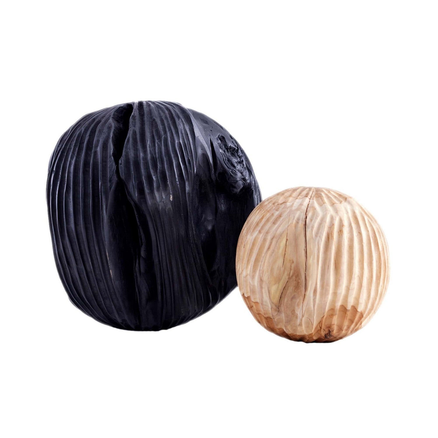 Sculpture, Set of 2 from the Uberto collection in Ebony finish
