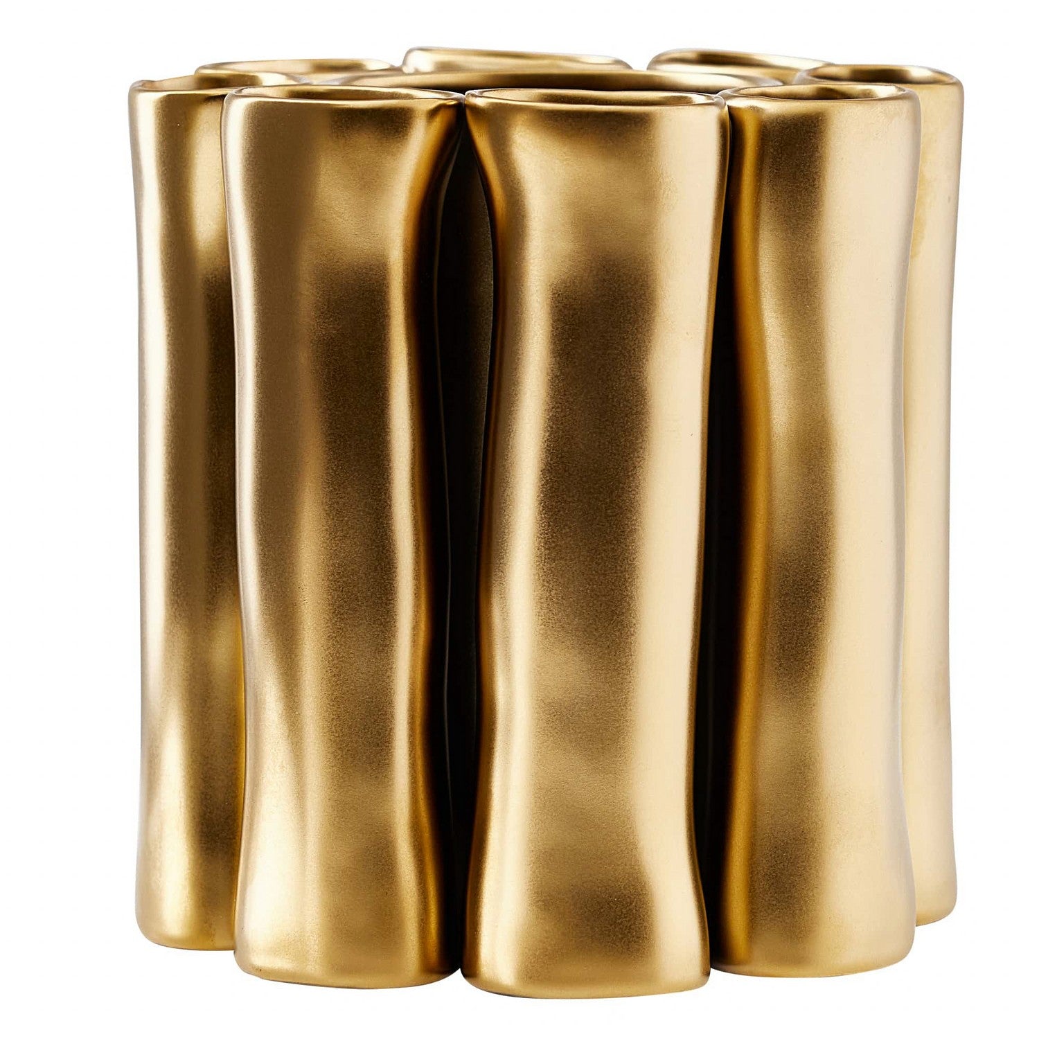 Vase from the Vescovi collection in Gold finish