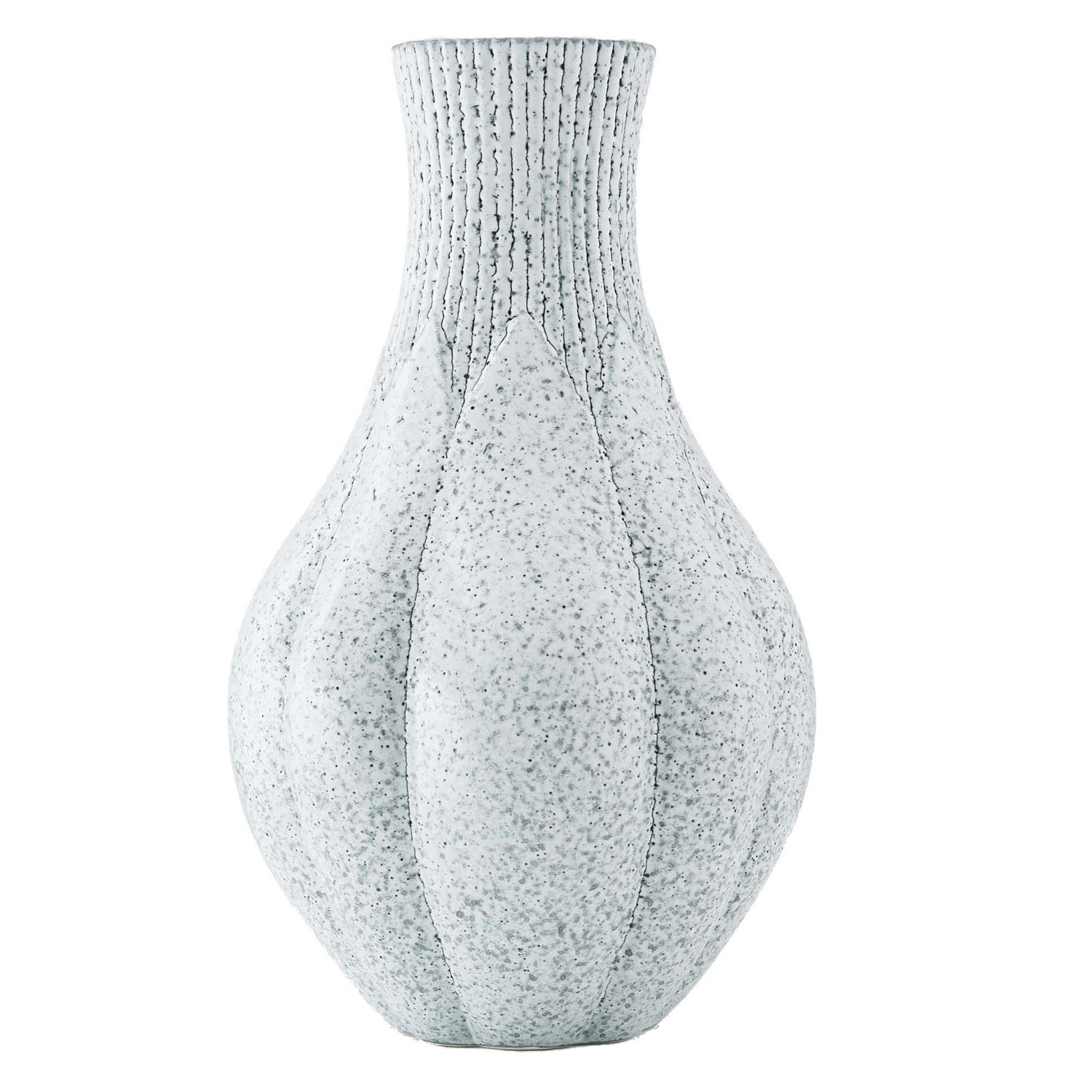 Vase from the Tilling collection in Ice Reactive finish