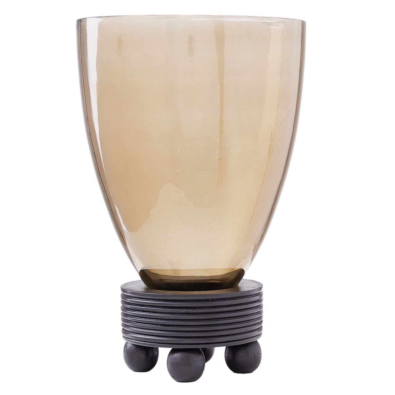 Vase from the Wendell collection in Smoke finish
