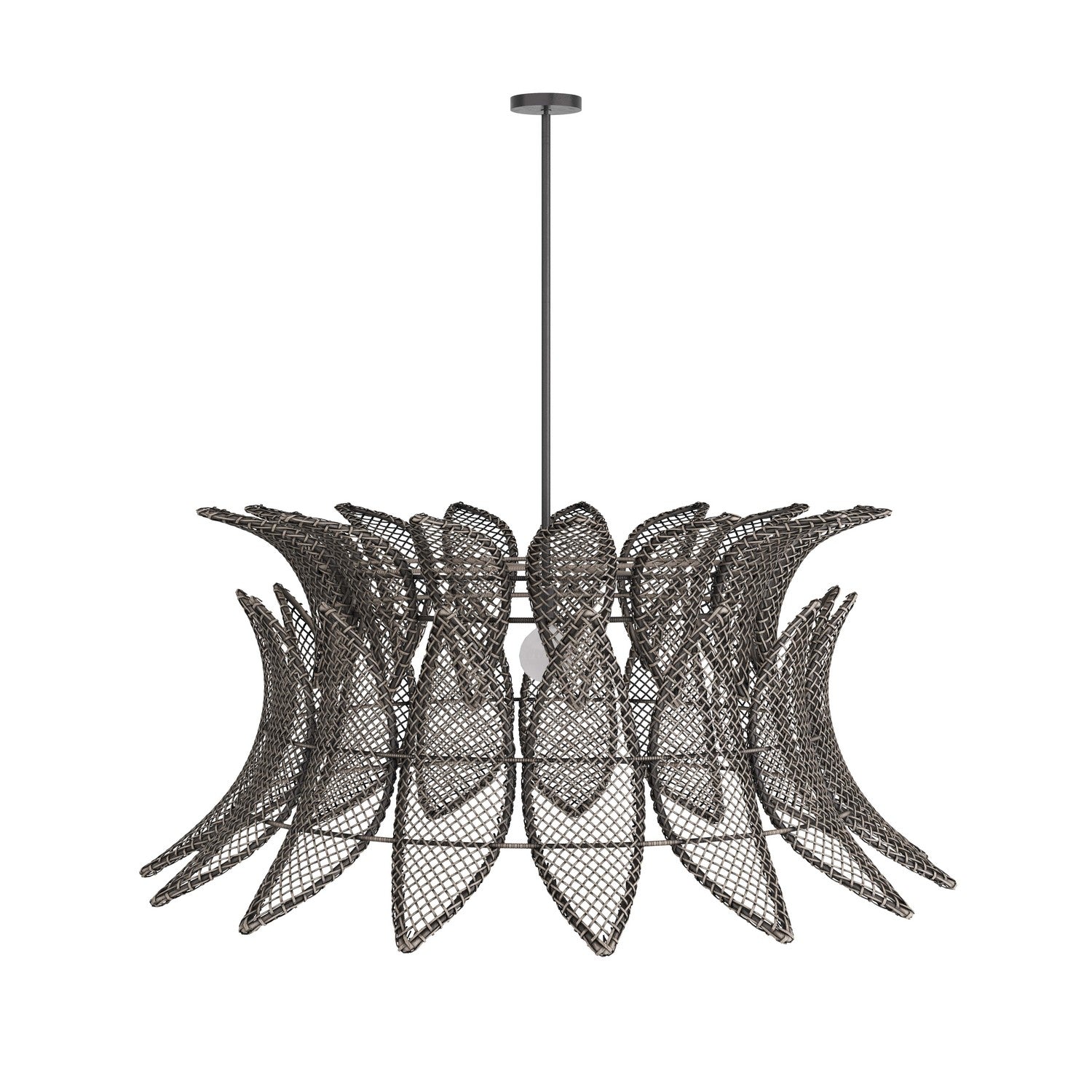 One Light Pendant from the Tisdale collection in Gray Wash finish