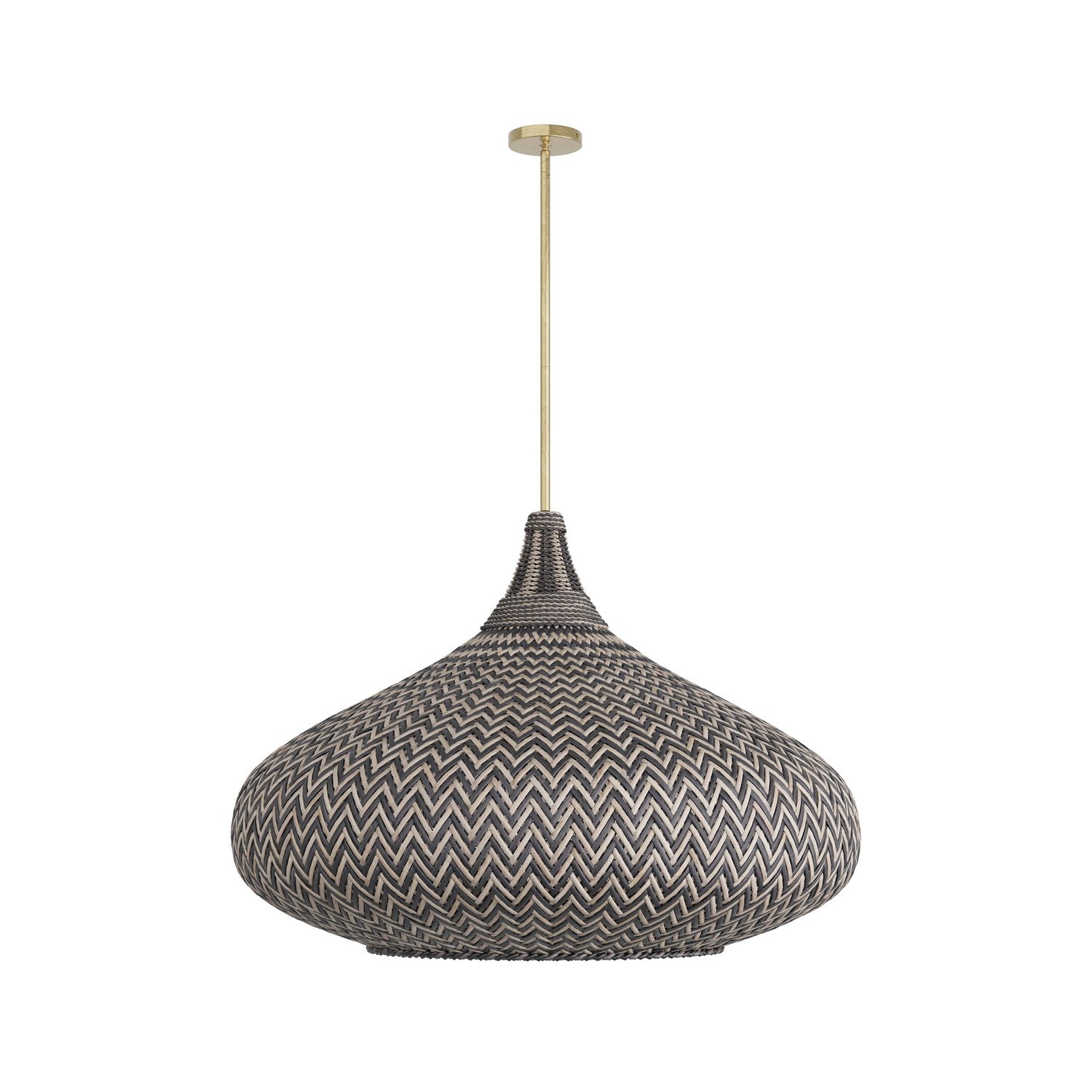 One Light Pendant from the Tulum collection in Black finish