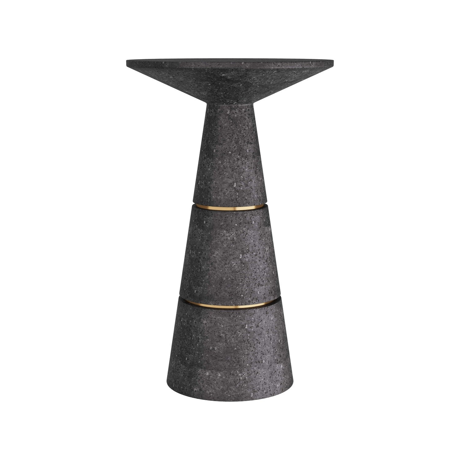 Accent Table from the Verwall collection in Charcoal finish