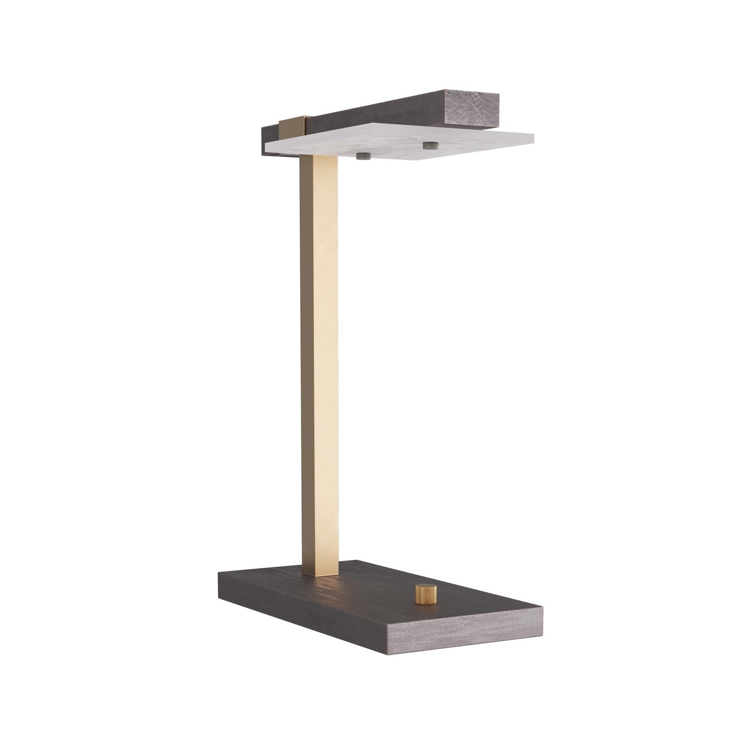 LED Table Lamp from the Twain collection in Antique Brass finish