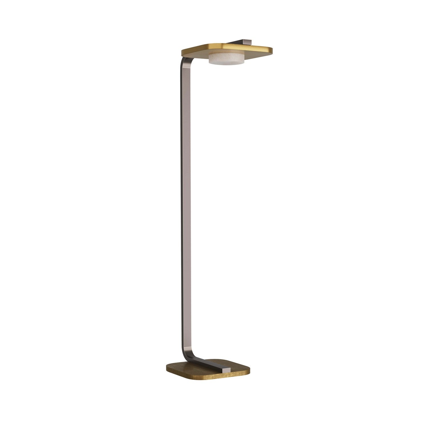 LED Floor Lamp from the Trebeck collection in Antique Brass finish