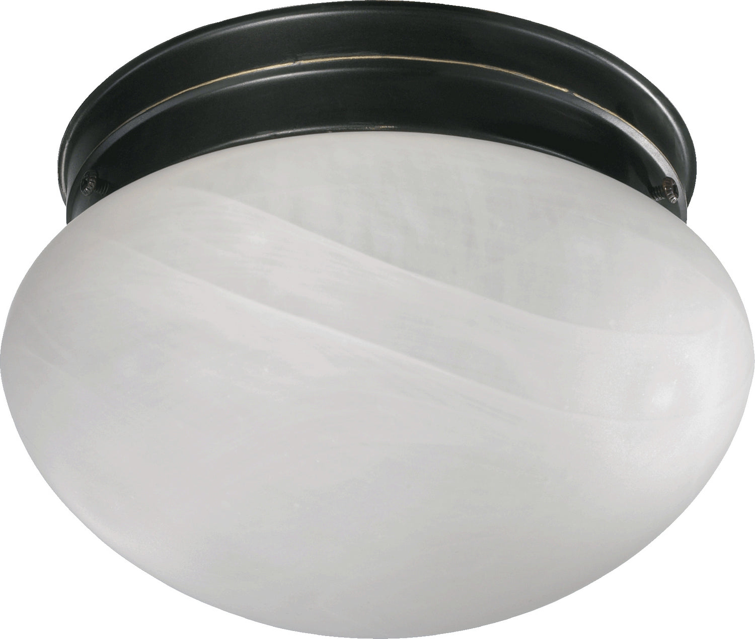 Quorum - 3021-8-95 - Two Light Ceiling Mount - 3021 Faux Alabaster Mushrooms - Old World