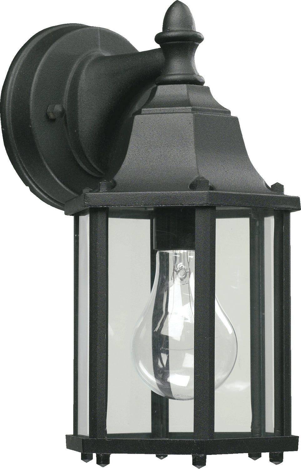 Quorum - 786-15 - One Light Wall Mount - Aluminum Box Lanterns - Black