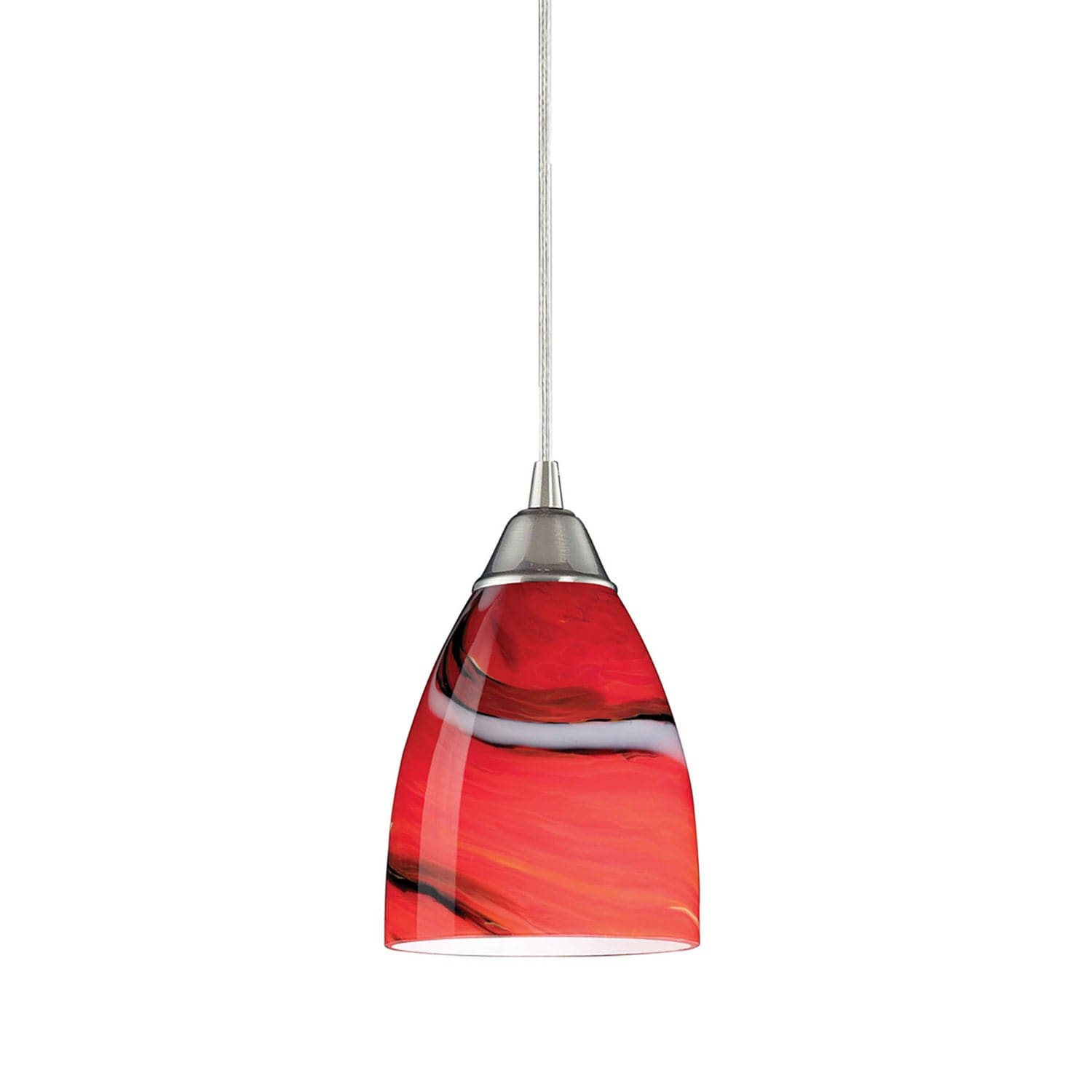 ELK Home - 527-1CY - One Light Mini Pendant - Pierra - Satin Nickel