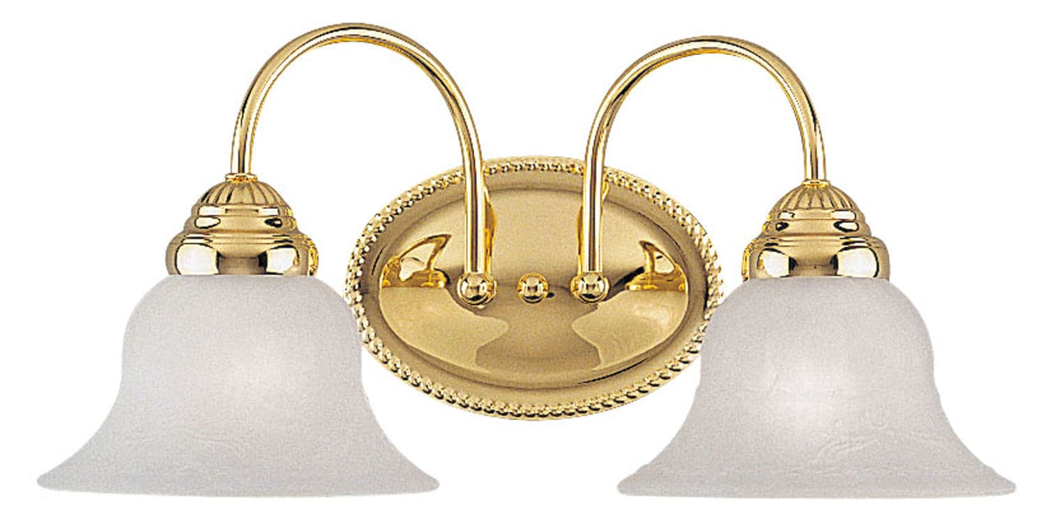 Livex Lighting - 1532-02 - Two Light Bath Vanity - Edgemont - Polished Brass