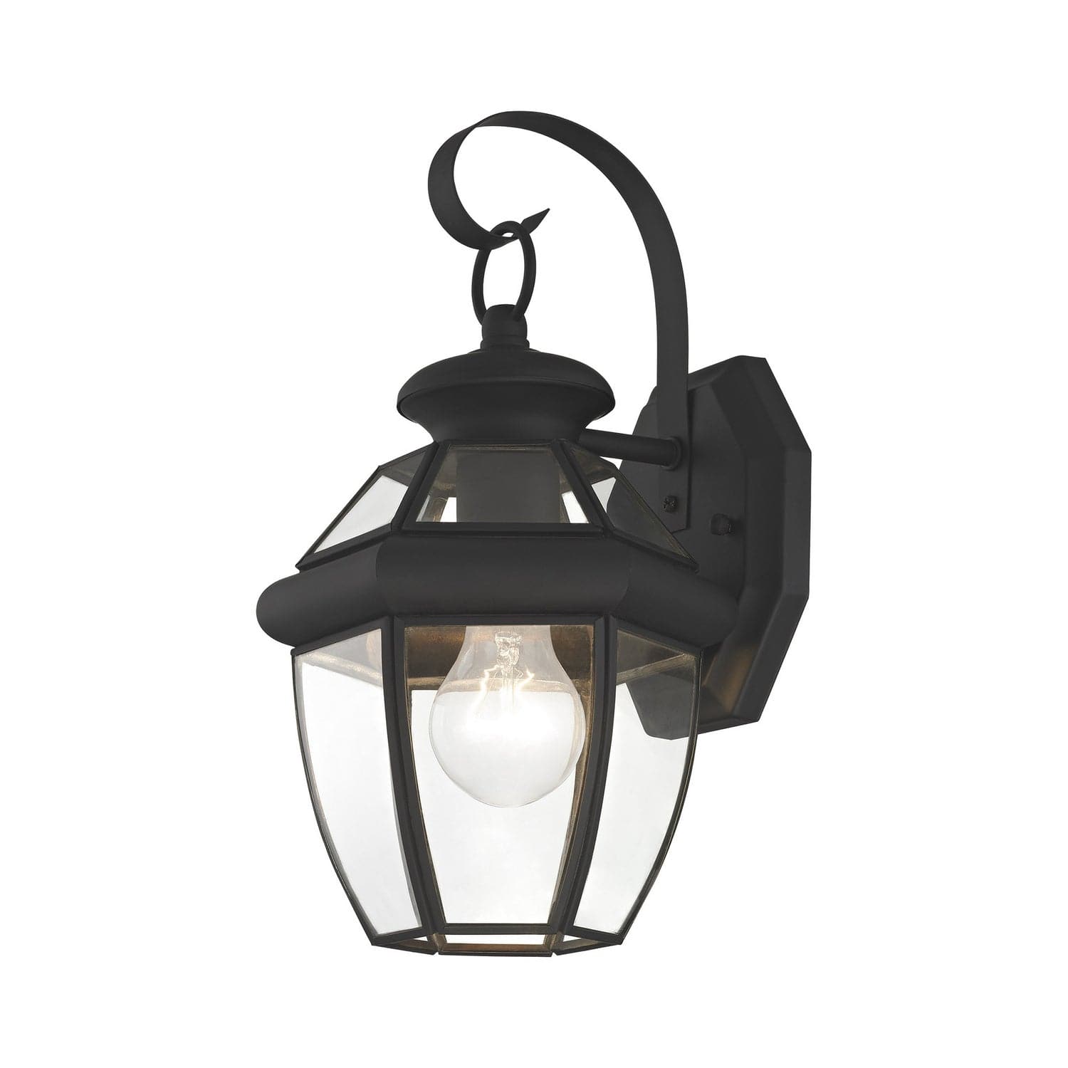 Livex Lighting - 2051-04 - One Light Outdoor Wall Lantern - Monterey - Black