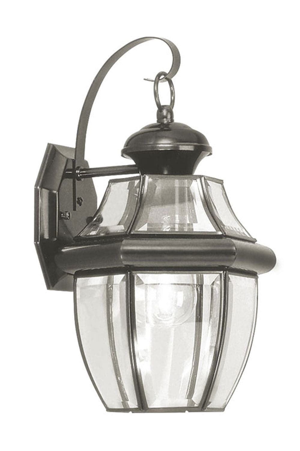 Livex Lighting - 2151-04 - One Light Outdoor Wall Lantern - Monterey - Black