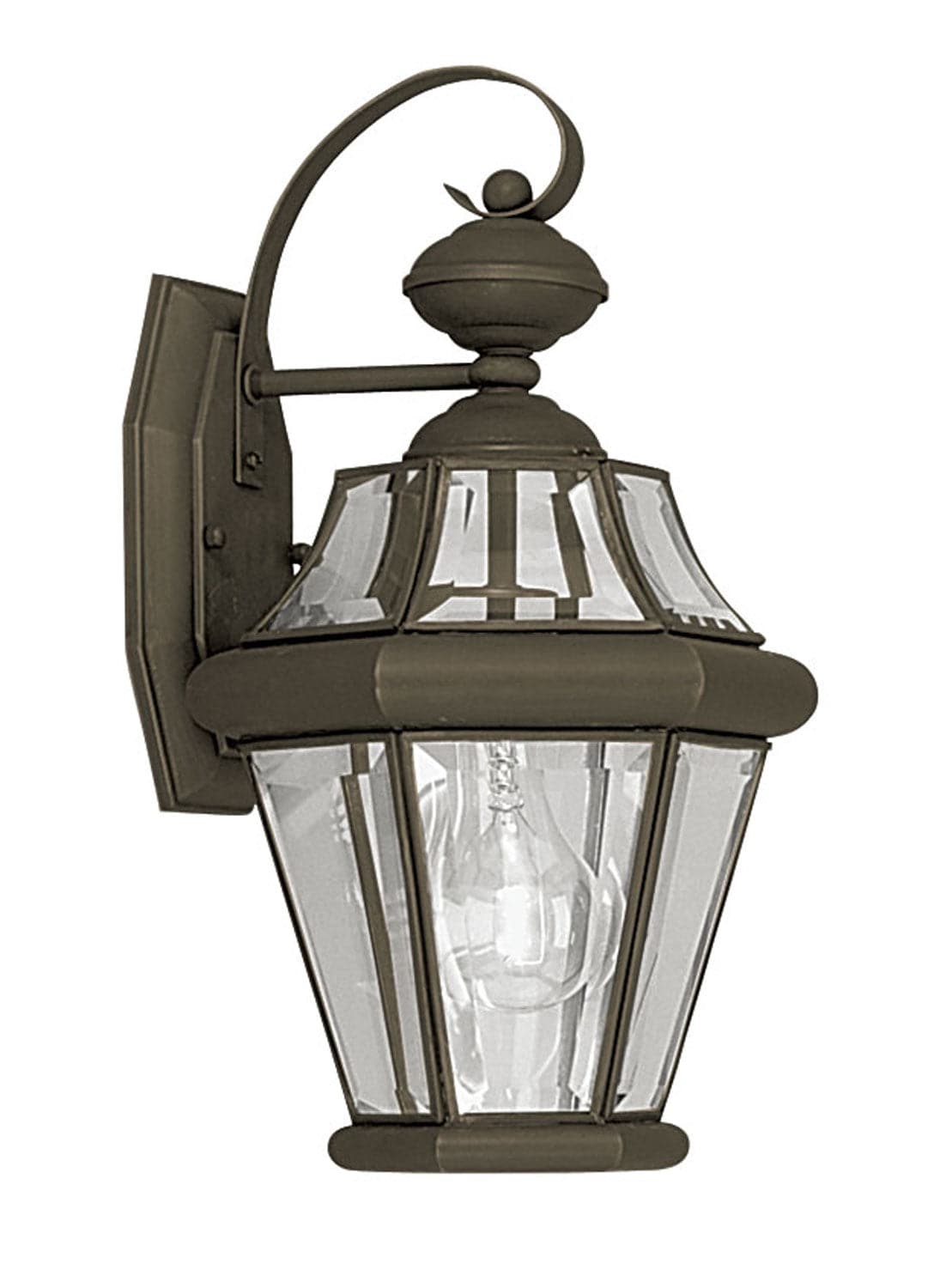 Livex Lighting - 2161-07 - One Light Outdoor Wall Lantern - Georgetown - Bronze