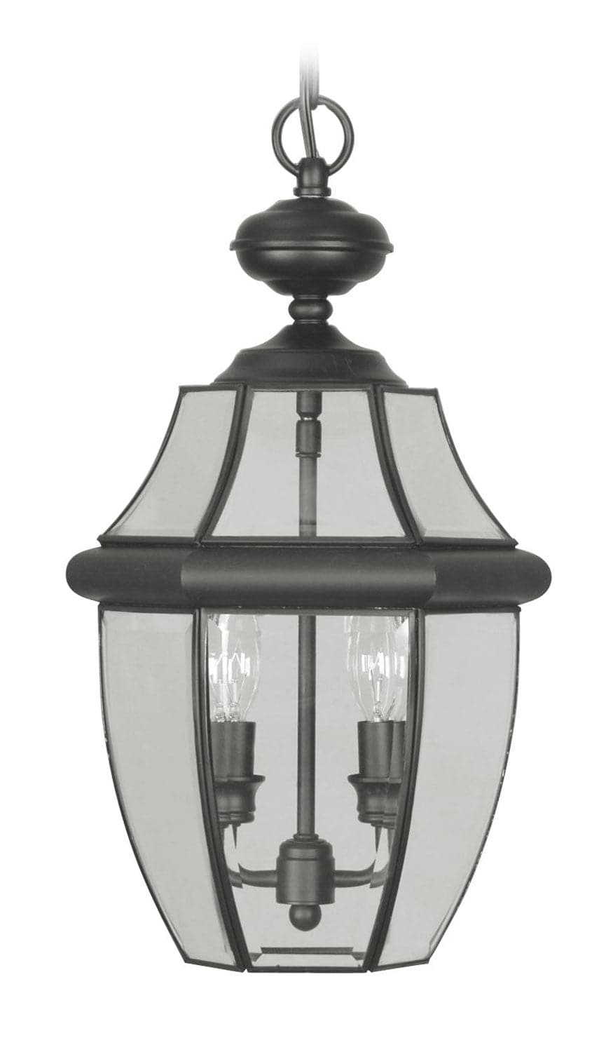 Livex Lighting - 2255-04 - Two Light Outdoor Pendant - Monterey - Black