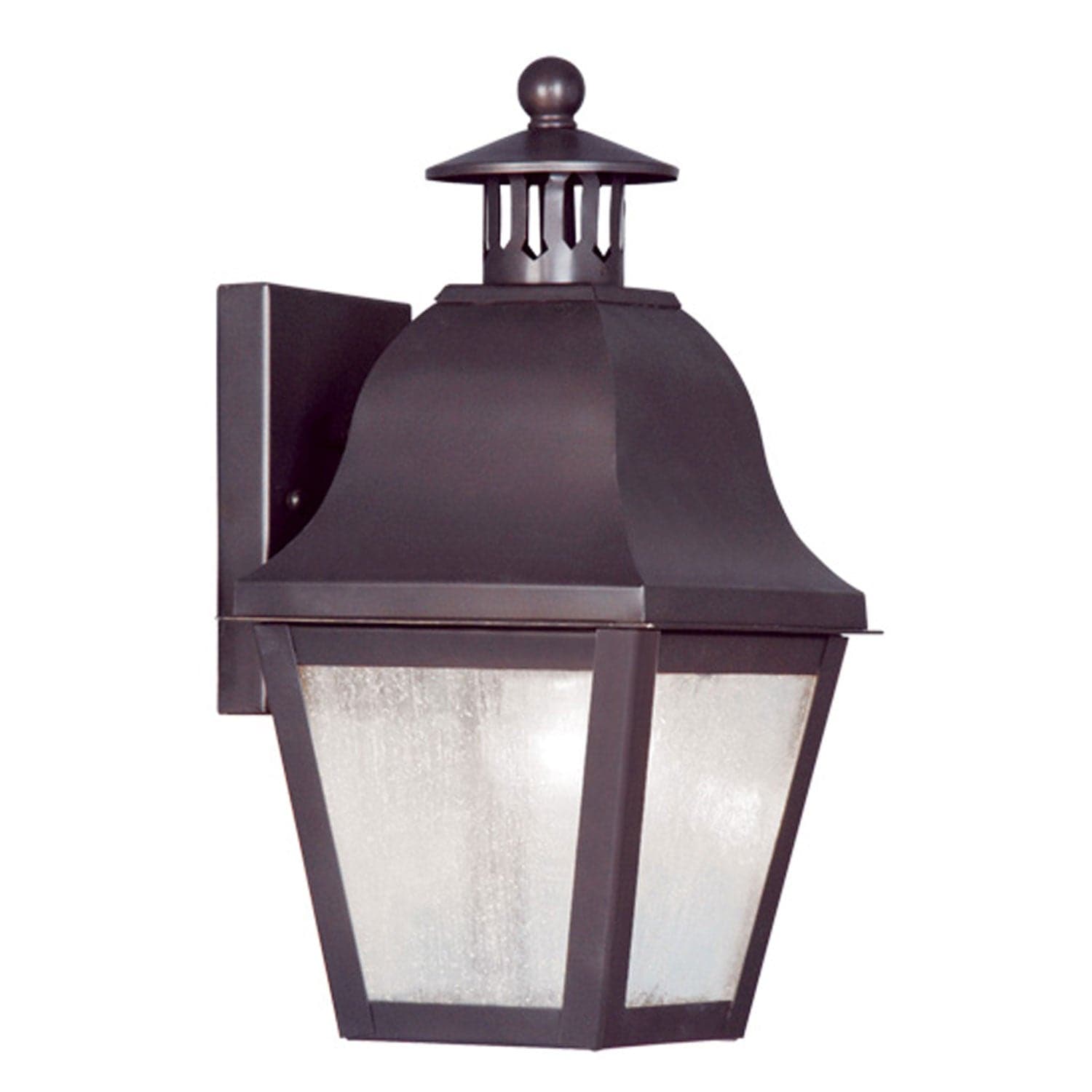 Livex Lighting - 2550-07 - One Light Outdoor Wall Lantern - Amwell - Bronze