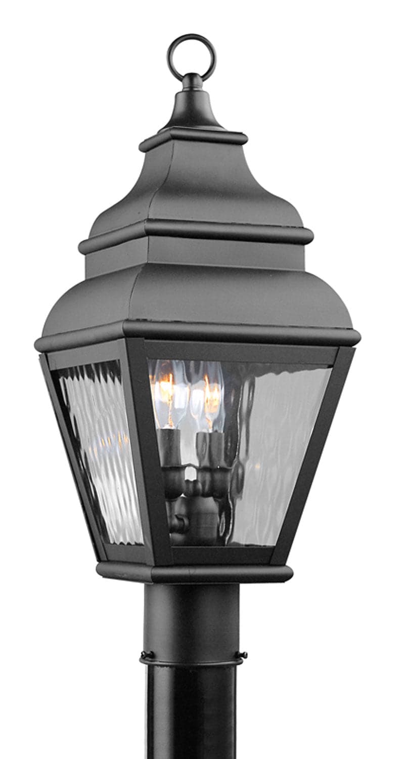 Livex Lighting - 2603-04 - Two Light Outdoor Post Lantern - Exeter - Black