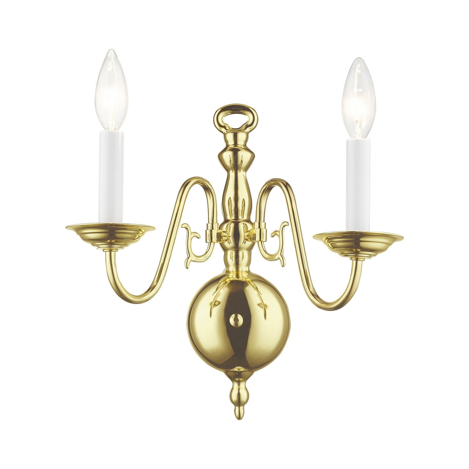 Livex Lighting - 5002-02 - Two Light Wall Sconce - Williamsburgh - Polished Brass