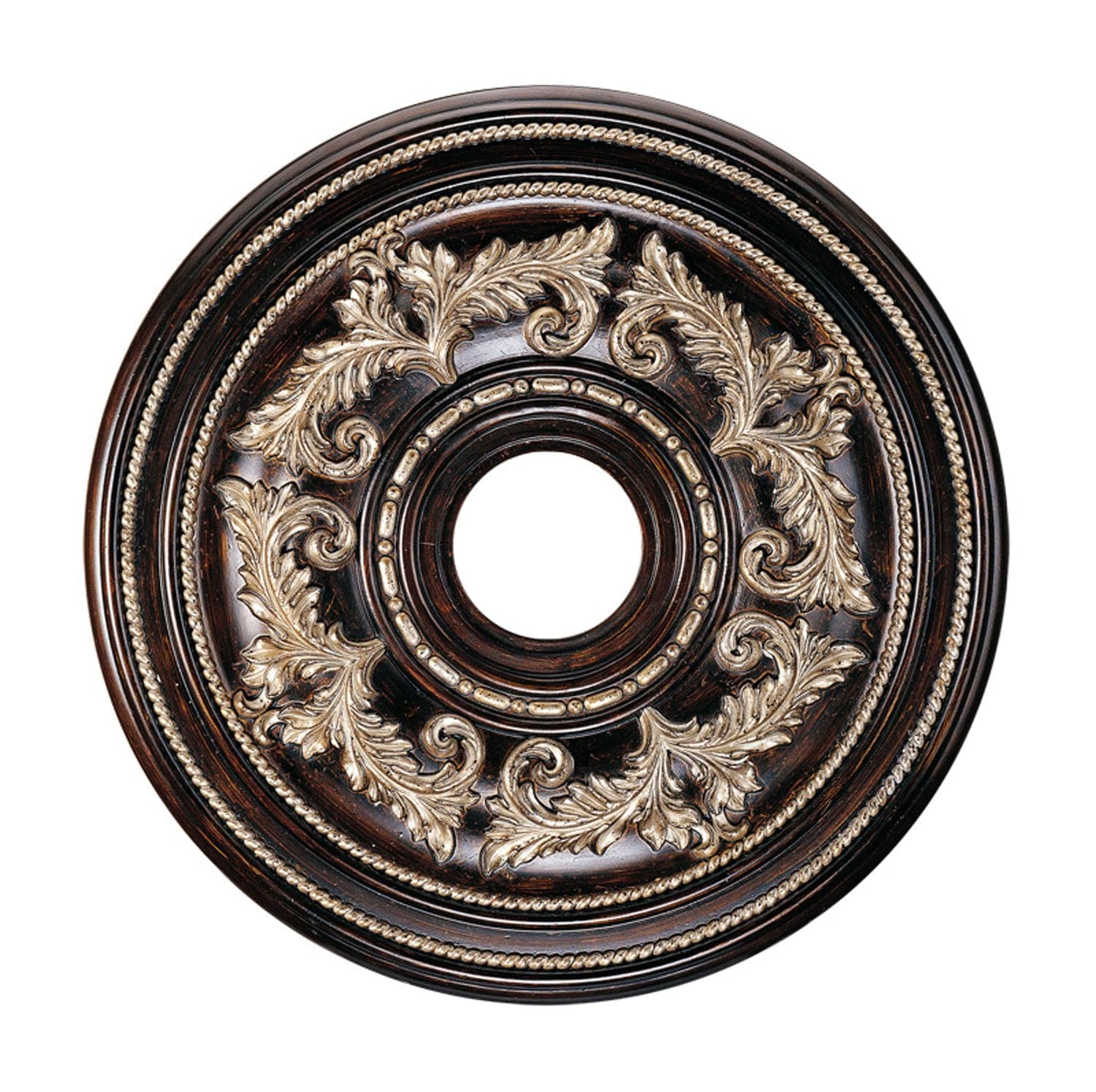 Livex Lighting - 8200-40 - Ceiling Medallion - Versailles - Hand Rubbed Bronze w/ Antique Silvers