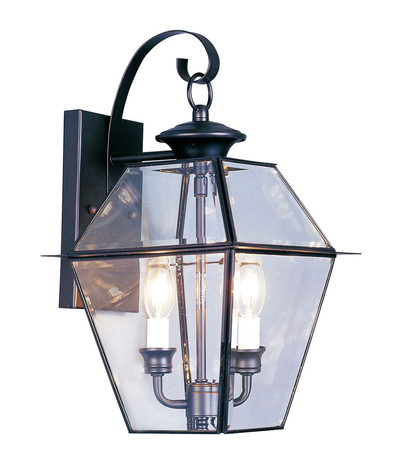 Livex Lighting - 2281-04 - Two Light Outdoor Wall Lantern - Westover - Black