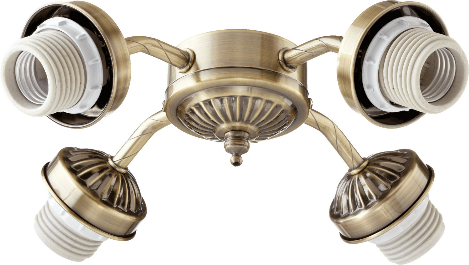 Quorum - 2444-804 - LED Fan Light Kit - 2444 Light Kits - Antique Brass