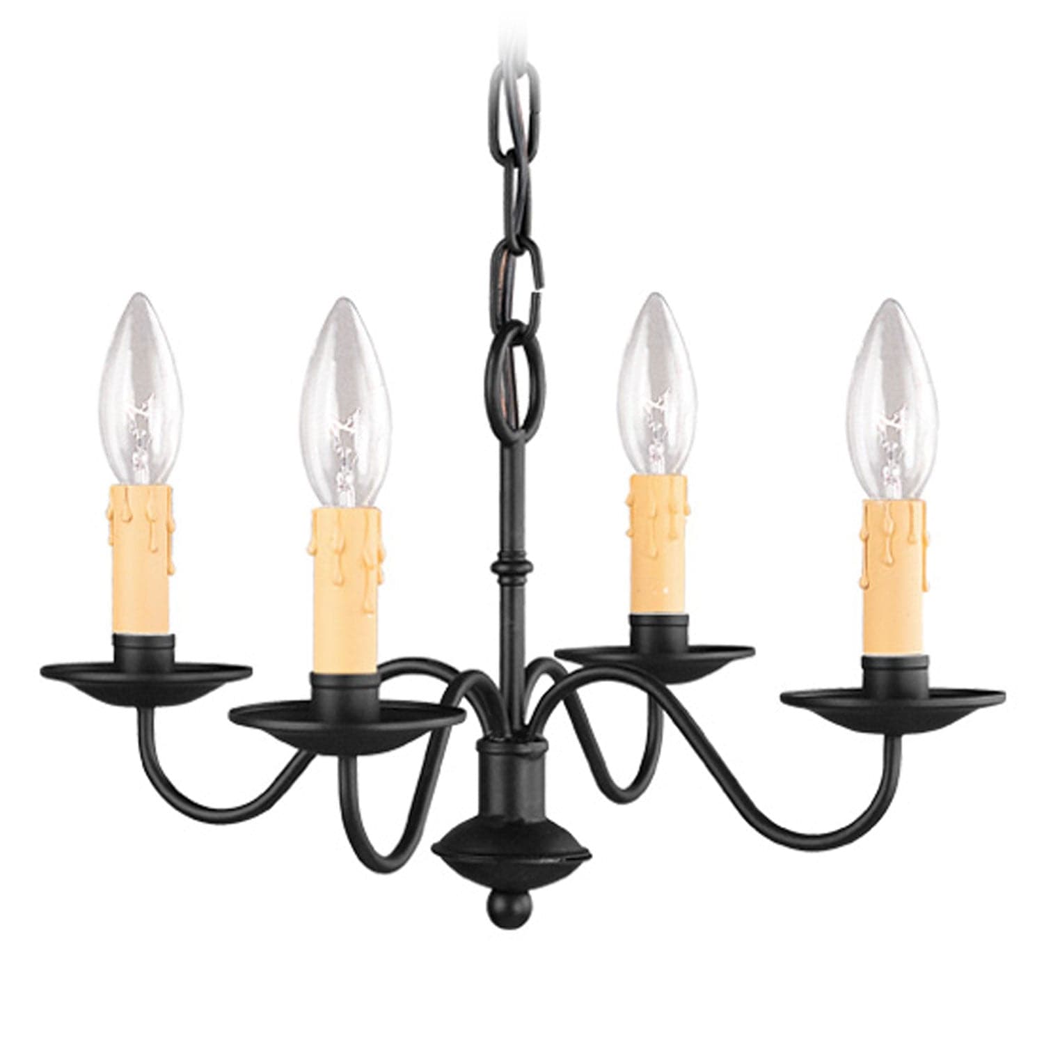 Livex Lighting - 4464-04 - Four Light Mini Chandelier - Heritage - Black