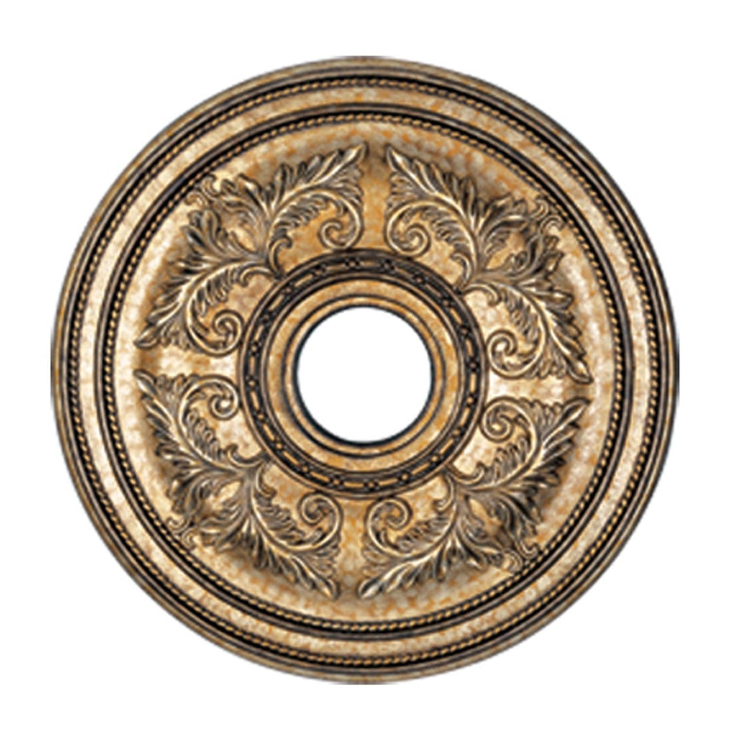 Livex Lighting - 8200-65 - Ceiling Medallion - Versailles - Hand Applied Vintage Gold Leaf w/ Gildeds