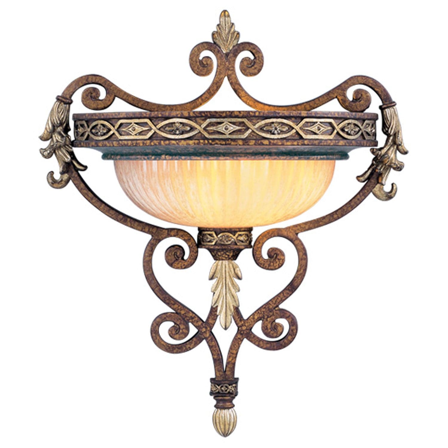 Livex Lighting - 8531-64 - One Light Wall Sconce - Seville - Palacial Bronze w/ Gildeds