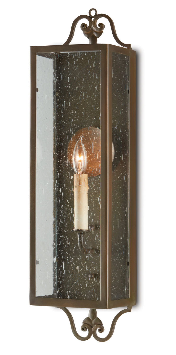 One Light Wall Sconce from the Wolverton collection in Bronze Verdigris finish