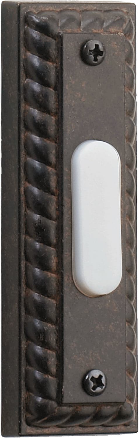 Quorum - 7-303-44 - Door Chime Button - 7-303 Door Buttons - Toasted Sienna