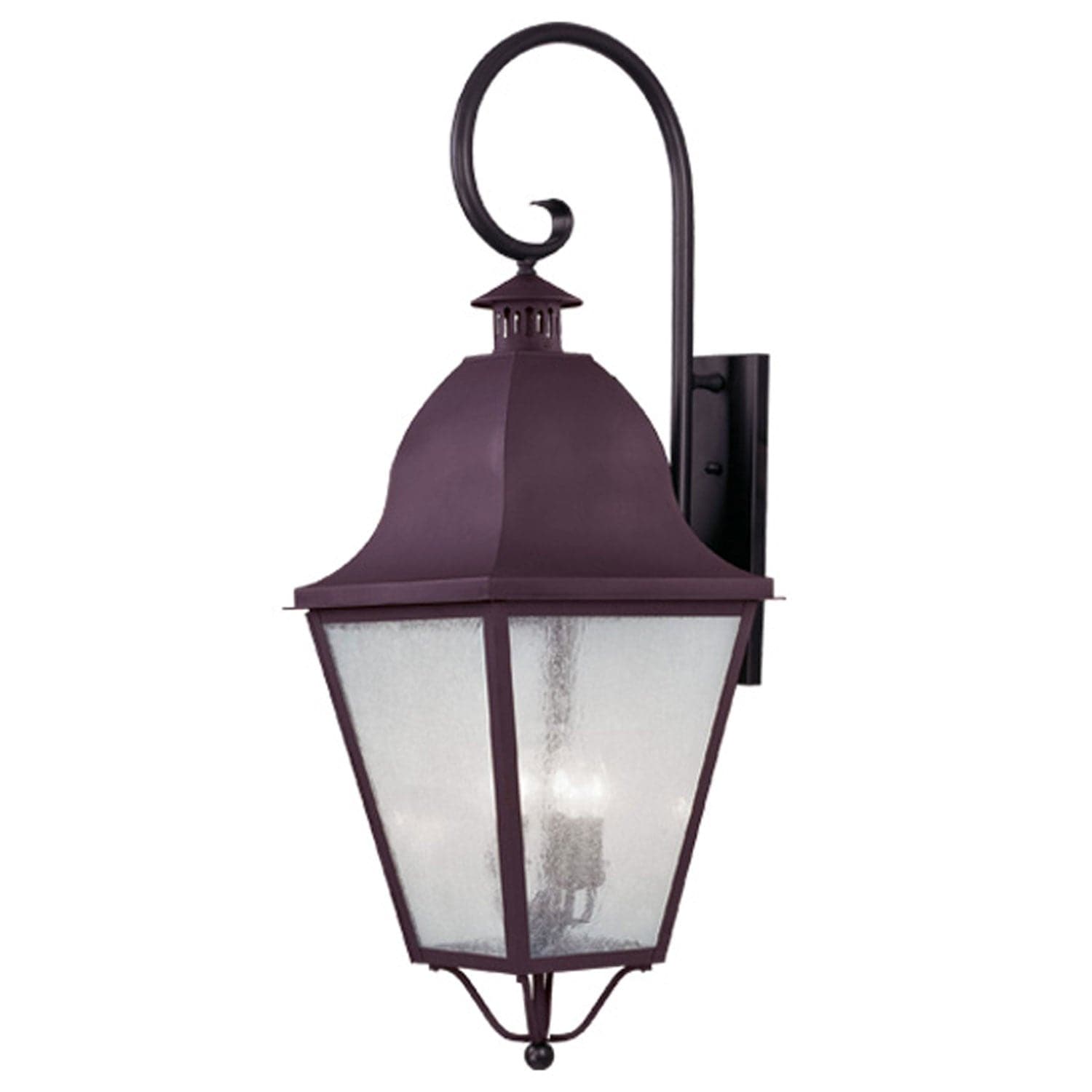 Livex Lighting - 2559-07 - Four Light Outdoor Wall Lantern - Amwell - Bronze