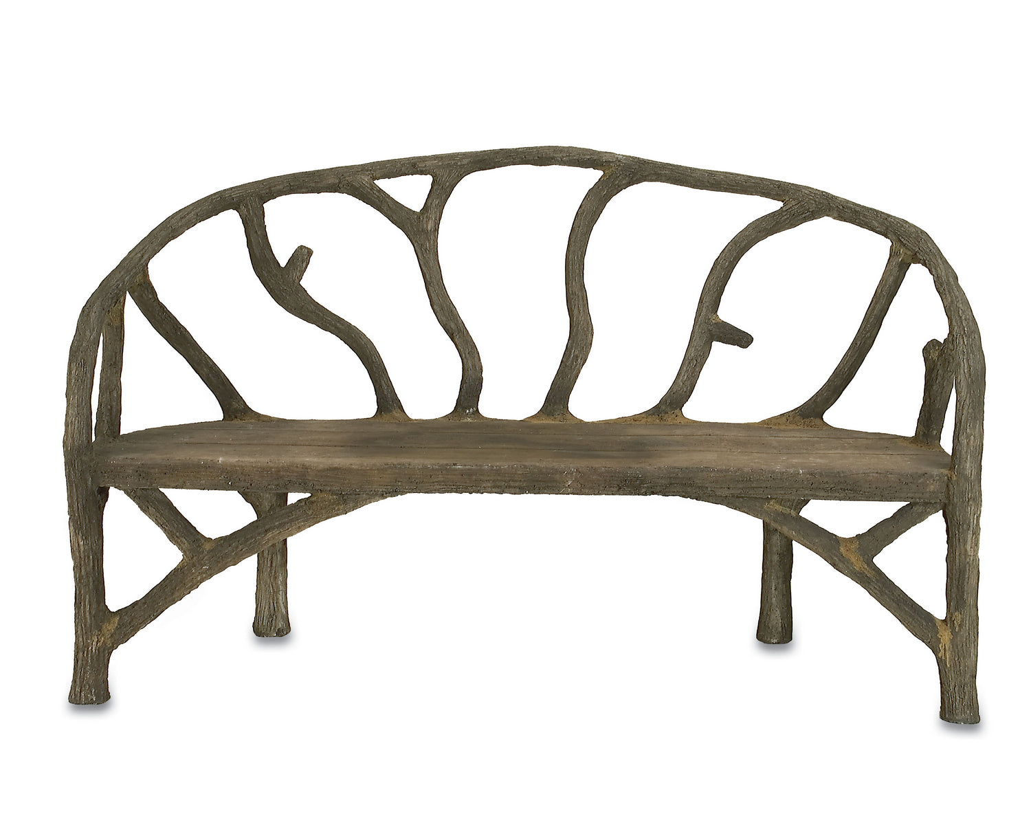 Bench from the Arbor collection in Portland/Faux Bois finish